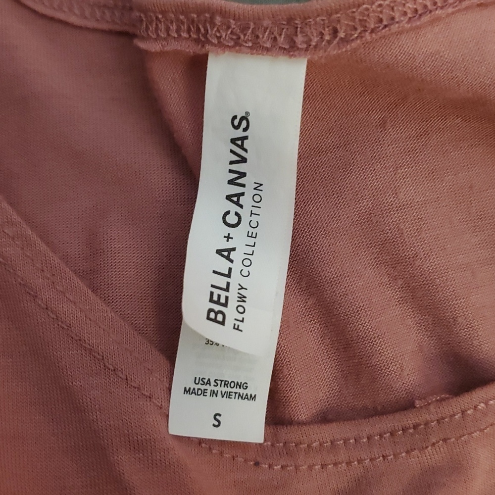 Bella Canvas Flowy Rust Tank Top - Picture 7 of 7